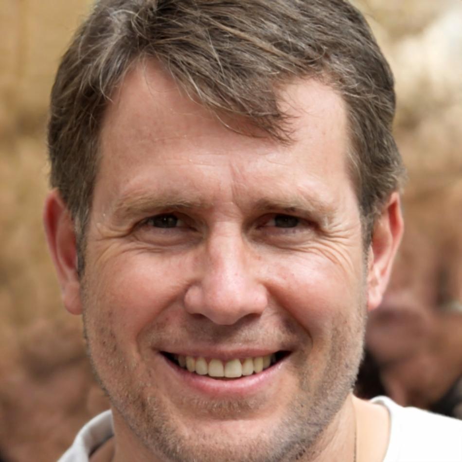 Portrait of Sterling reflecting on collaborative success